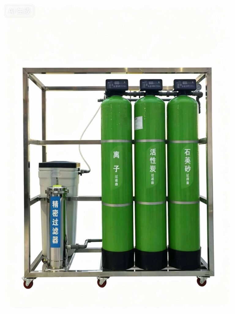 Water purification unit illustration